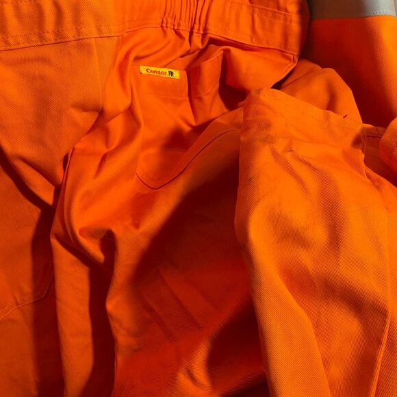 NWT CONDOR Orange Coveralls 54 Regular Fire Resistant WC2FROR ATPV 12.7 - Picture 8 of 13